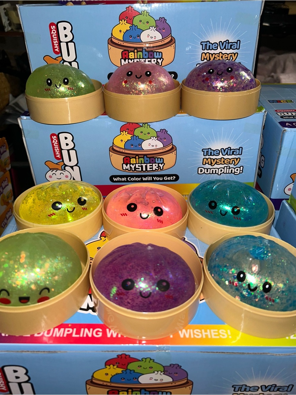 mystery glitter dumpling